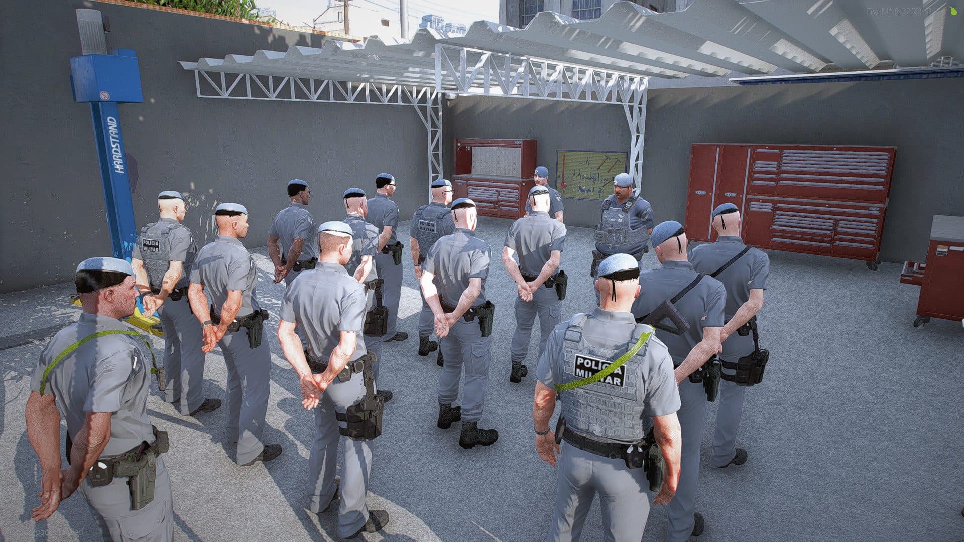 Polícia Militar em formação